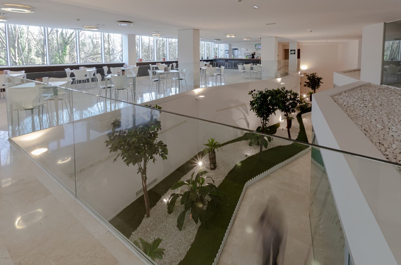 Interior tanatorio Bilbao nuestra señora de Begoña